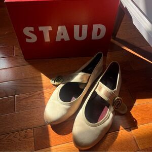 Rare Staud Sample Spiral Mary Jane Ballet Flat